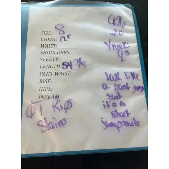 Shelby Nites Womens 8 Black Jump Suite Shorts/Pants V Neck Party - Picture 13 of 13